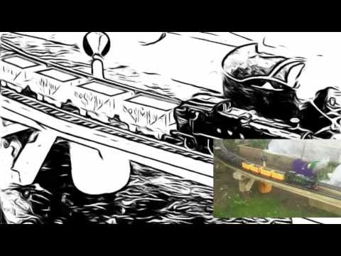 GWR 6106 Live Steam Gauge One. Experiment with Apple Clips