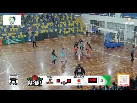AGOBAS/GOIOERÊ X CTU/AFC PARAGUAÇU - TAÇA PARANA SUB 12 FEMININO - DISPUTA 3º LUGAR - JOGO 07