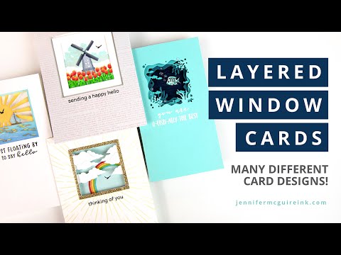 Layered Window Cards