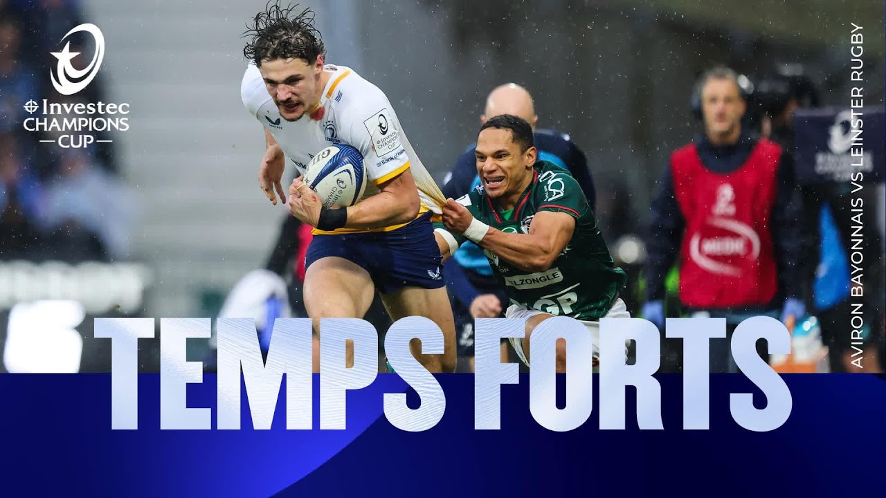 Temps Forts - Aviron Bayonnais v Leinster Rugby | Investec Champions Cup 2025/26