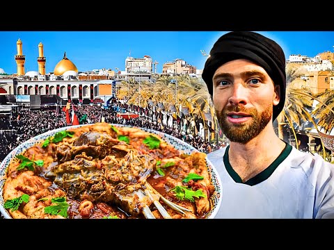 Arba'een Walk Food Tour In Karbala, Iraq!! Largest Gathering In The World!!