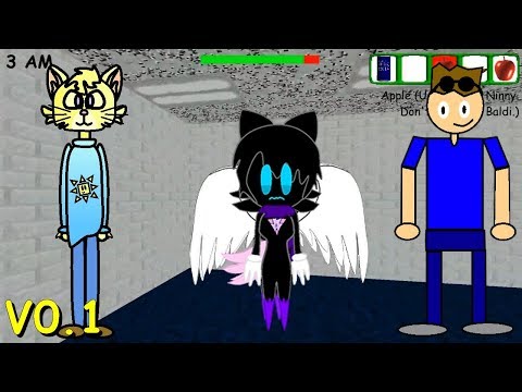 Baldi in ultimate crossover V0.1(Normal & Hard Modes) - Baldi basic custom game