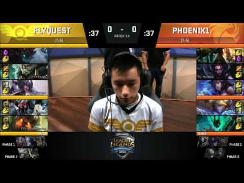 League Of Legends — FlyQuest vs Phoenix1  NA LCS 2017 Spring Game 1