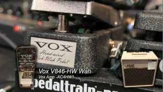 Video thumbnail for Wah Wah Pedal Shootout: Vox V846-HW vs Vox V845 Wah Wah Pedal at NAMM 2013 by sillennium