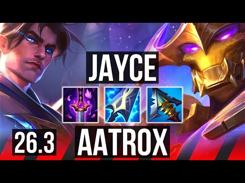 JAYCE vs AATROX (TOP) | KR Master | 26.3