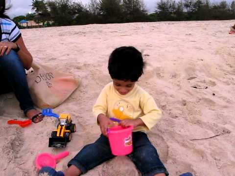 Mazda Playing in the sand goa beach