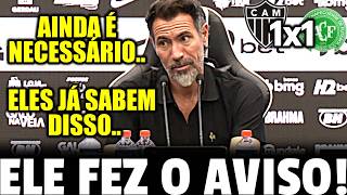 DEIXOU AVISADO!! OLHA O QUE EDUARDO DOMINGUEZ DISSE APÓS ATLÉTICO 1 x 1 CHAPECOENSE