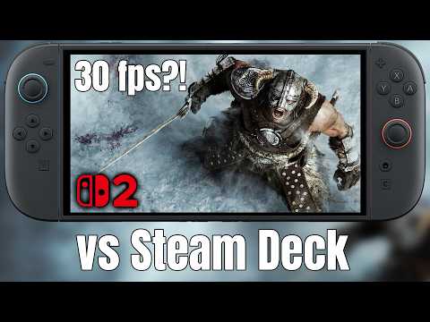 Skyrim on Switch 2 vs Steam Deck is not even CLOSE...
