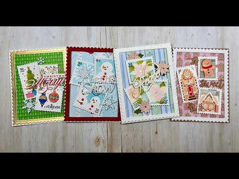 Postage Collage Holiday Cards & Comparisons: WF/LDRS