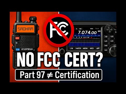FCC Certified? The Ham Radio Lie Everyone Believes