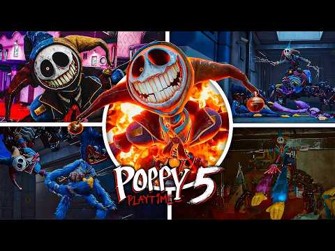 ALL PROTOTYPE Behind the Scenes + Boss - Poppy Playtime: Chapter 5 Comparison (Showcase)