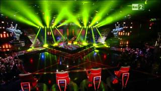 Piero Pelù - (I Can&#39;t Get No) Satisfaction @ The Voice Of Italy Feat. Pelù Team