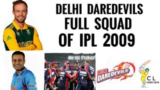 Delhi Daredevils Full Squad Of IPL 2009 (Cricket lover B) | IPL 2009 Full Squads