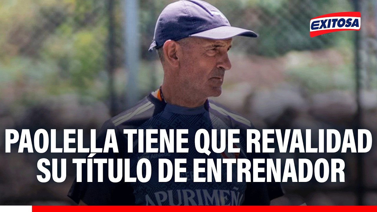 🔴🔵Walter Paolella debe revalidad su título de entrenador: “Ese trámite se está haciendo”