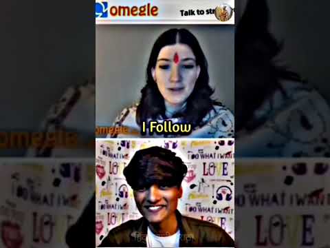 A foreign girl devotee of Hindu god!😱 #shorts #youtubeshorts #ram #shortvideo #omegle #radhakrishna