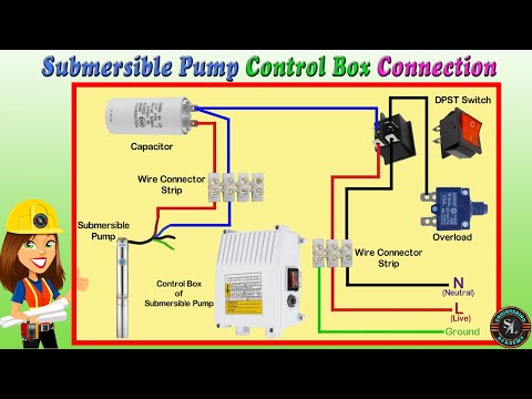Submersible Pump Control Box Connection / Single Phase Submersible Motor Control Box Wiring Diagram