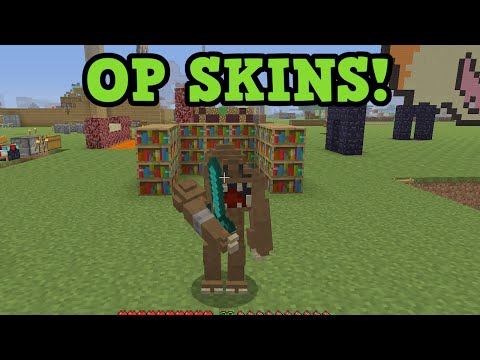 Minecraft Top 5 OVER Powered Skins! (Xbox / PS3 / PS4)