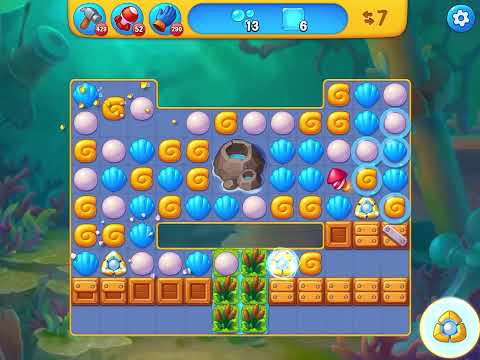 Fishdom level 6890 no boosters フィッシュダム ノーマル [Friend's]