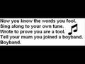 Son of Dork - Boyband (lyrics) 