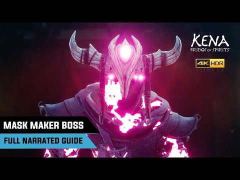 Mask Maker Boss Fight - Full Narrated Guide - Kena Bridge of Spirits