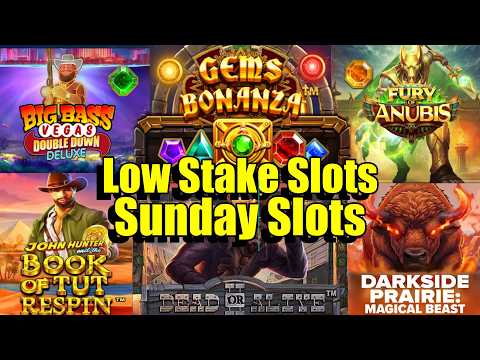 Thumbnail for video: Bonus Buy session, Big Bass Vegas, Gems Bonanza,Book Of Tut Respin & Much More