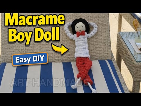 1) How to Make a Macrame Boy Doll – Full Step-by-Step Tutorial