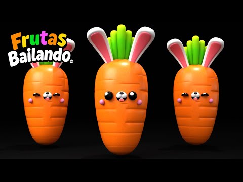 La Cumbia de los Conejos 🥕🐰 | Ronda Infantil | Frutas Bailando