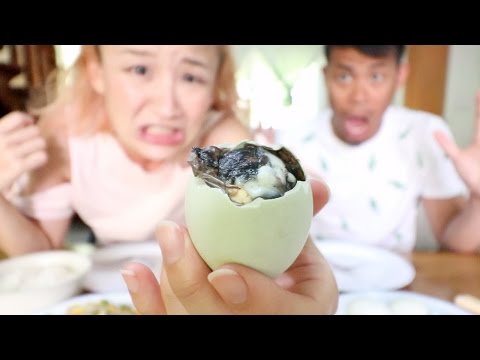 Japanese GIRL tries BALUT for the FIRST TIME