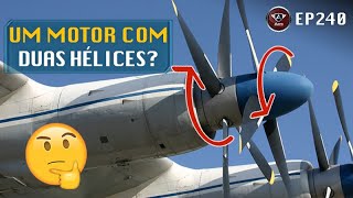Duas HÉLICES no mesmo motor girando para lados diferentes? O que são hélices contra-rotativas?
