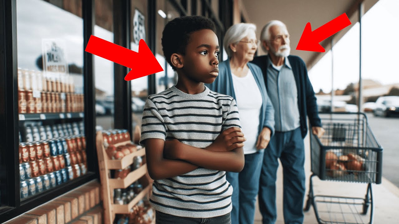 Black Boy Defends Elderly Couple Being Humiliated, The Next Day, a Black SUV Shows Up at His Home