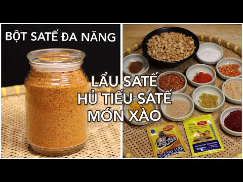 Bột Satế Đa Năng Nấu Mì, Hủ Tiếu Satế bò  - Lẩu Satế - Món Xào - Video chưa được ai chia sẻ -  沙嗲粉。