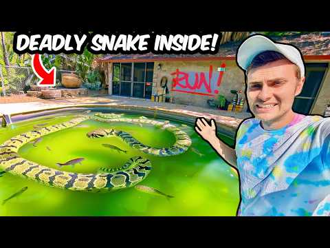 I Found an Abandoned Pond INFESTED with Deadly Snakes!