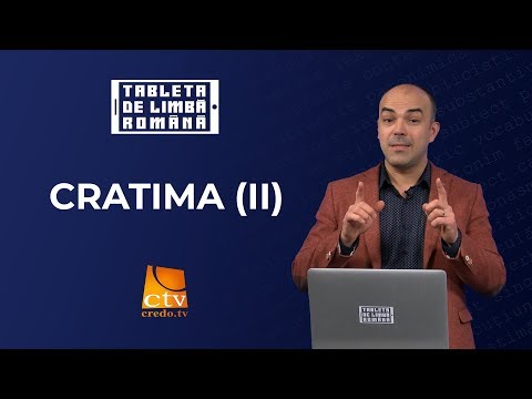 39. Tableta de limbă română - Cratima (2)