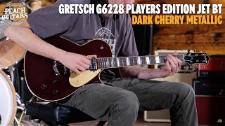 Video thumbnail for No Talking...Just Tones | Gretsch G6228 Players Edition Jet BT | Dark Cherry Metallic by Peach Guitars