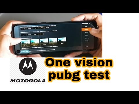 Motorola one vision pubg test