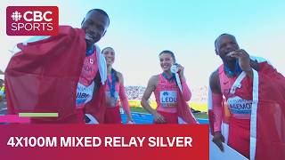 Canada claims 4x100m mixed relay silver at World Athletics Relays Gabarone 26 | #CBCSports