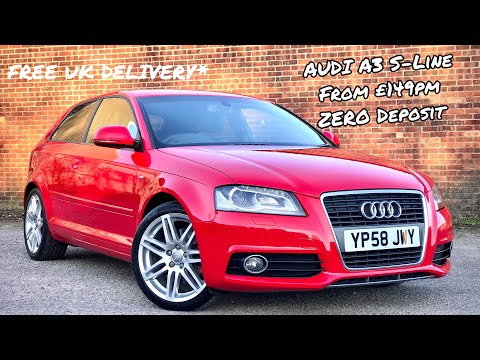 Used Audi A3 S-Line 2.0 TDi S-Tronic Auto Walkaround Video Review via Small Cars Direct, Hampshire