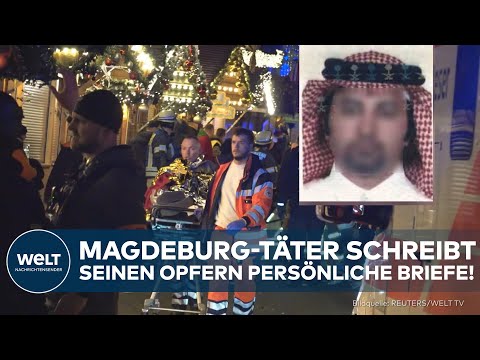 AUS DEM GEFÄNGNIS: Magdeburg-Täter schreibt seinen Opfern – „Verzeihung“ trifft auf blanke Wut