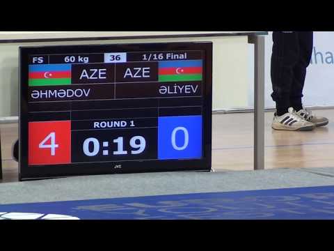 60 kq 16/1 FİNAL  Əhmədov (Azərbaycan) - Amin Əliyev