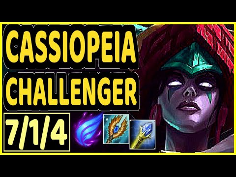TINOWNS (CASSIOPEIA) - 7/1/4 KDA CHALLENGER GAMEPLAY - BR
