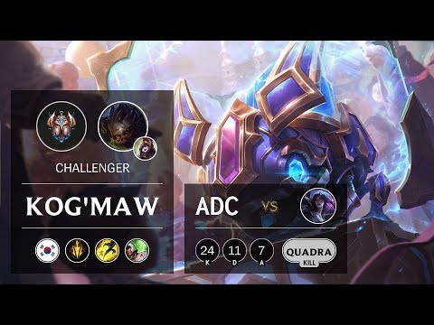Kog'Maw ADC vs Kai'Sa - KR Challenger Patch 9.8