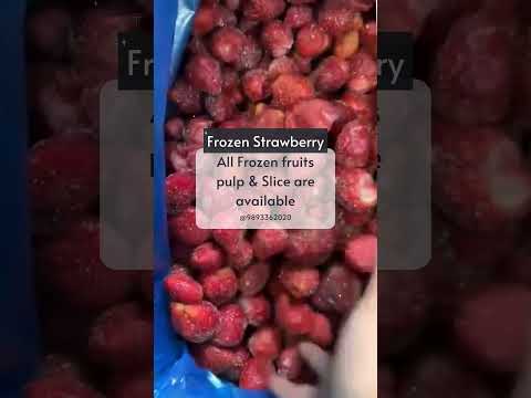 Natural frozen whole strawberry, packaging type: packet, - 1...