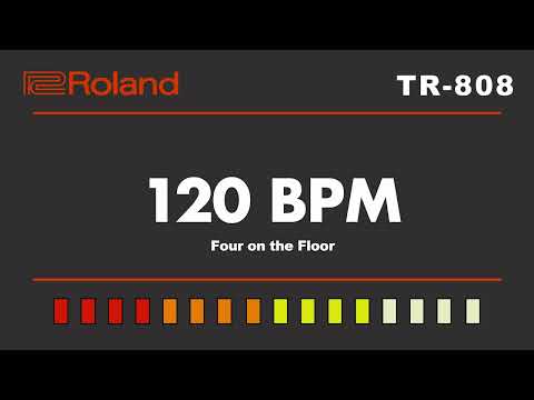 Roland TR-808 Four On The Floor 120 BPM Backing Track