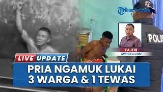 Dikepung Massa usai Mengamuk di Banyuasin & Tewaskan Satu Orang, Pelaku Lari Sembunyi di Kolam