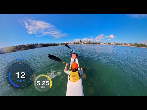 Paddling with my daughter