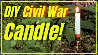 Civil War Candle ( Easy DIY )