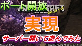 [Minecraft]ポート開放できたのでみんなでマルチやってみた!マインクラフトシリーズ#1