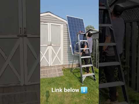 Solar Power On An Old Shed! #solar #lithium #offgrid