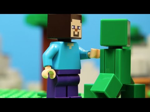LEGO Stop Motion Animation Movie 2019 Minecraft Compilation! Funny LEGO brickfilms
