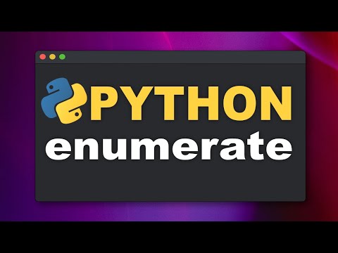 🍪 Python Snacks: Was ist eigentlich enumerate()? | Tutorial (Deutsch)